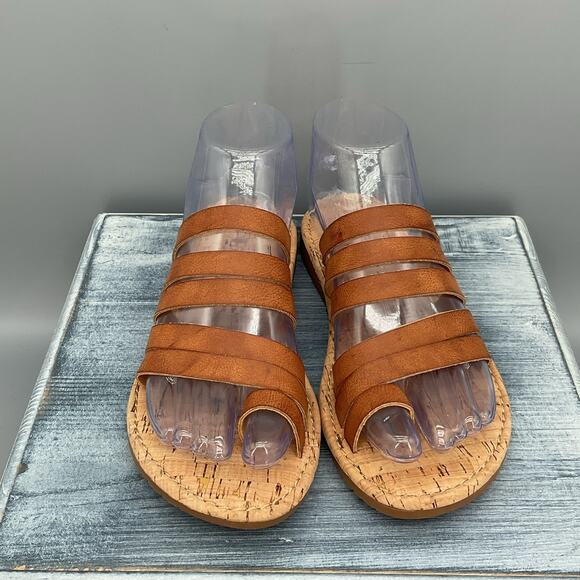 NEW Korks Women’s Shay Comfort Sandals Brown Size 11M - Picture 3 of 10